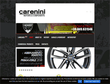 Tablet Screenshot of carenini.it